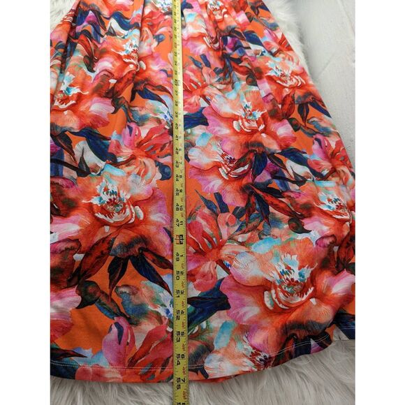 Soft Surrounding Dress Floral Jardin Faux Wrap Maxi‎ 3/4 Sleeve Plus size 3X NWT - Picture 9 of 11